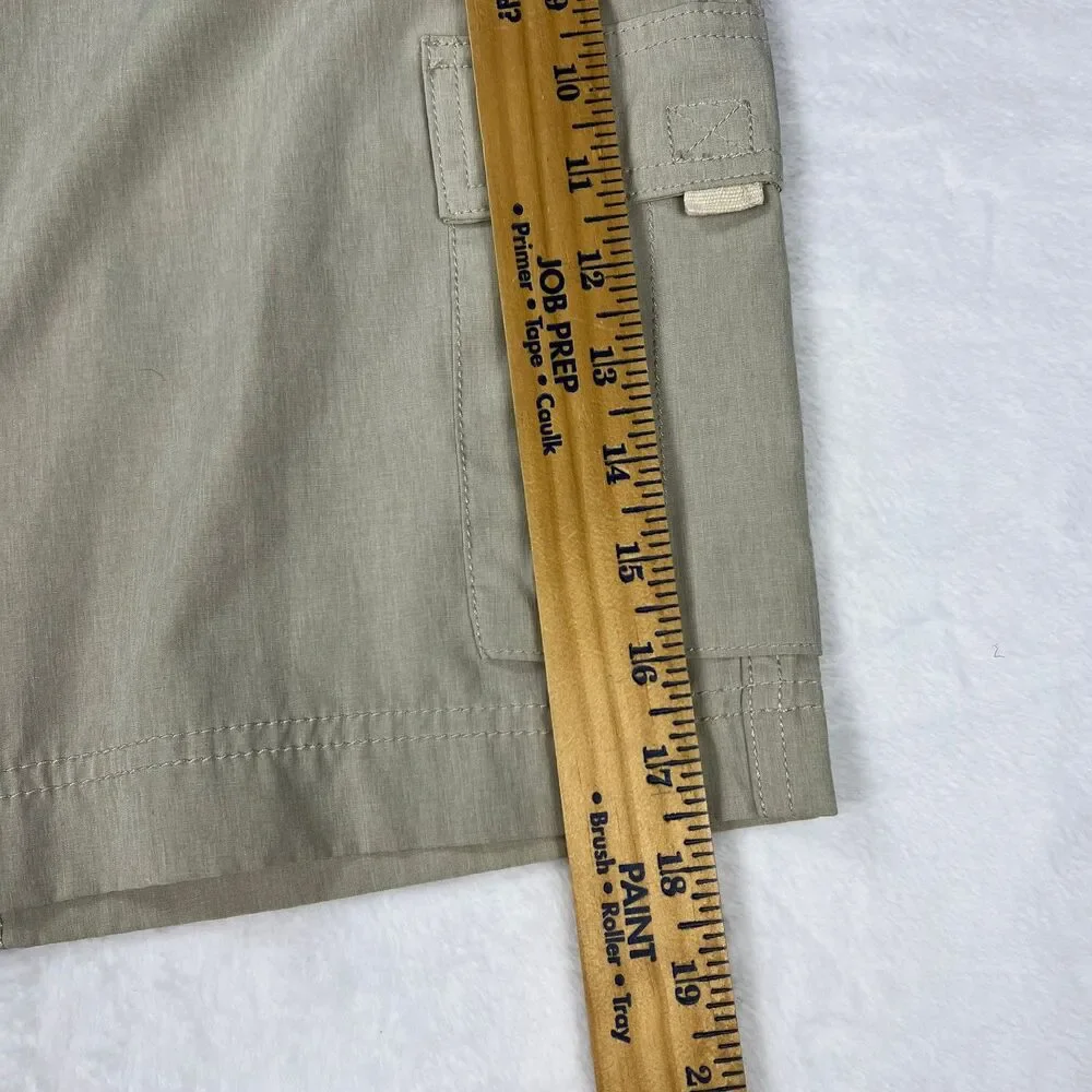 Clearwater Outfitters Men's Angler Hybrid Board Cargo Shorts Khaki Tan Size M
